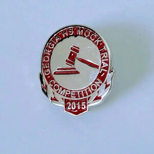 2015 Georgia High School Mock Trial Lapel Pin